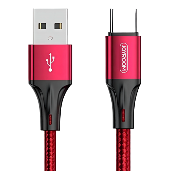 Cable Charger Mobile Joyroom Usb To Type-C Fast S-1030N1 1M Red
